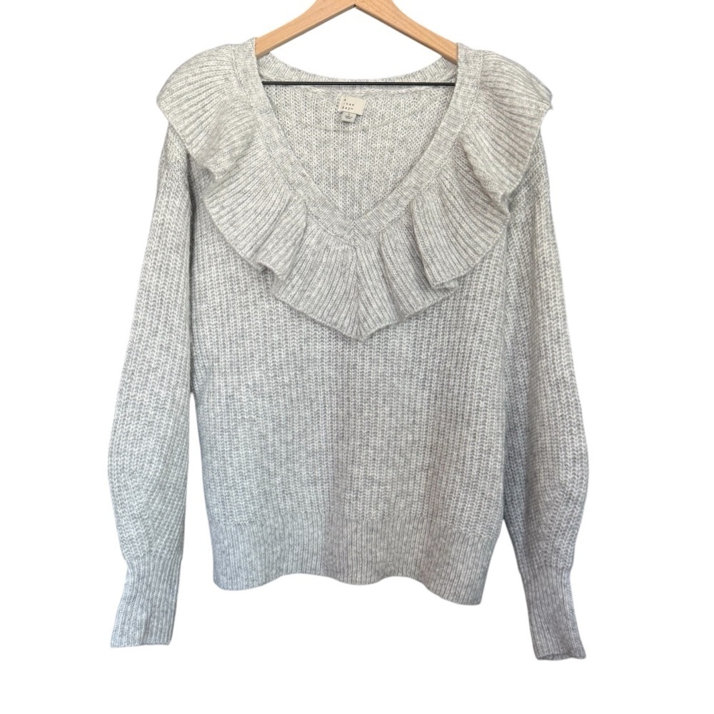 A New Day Ruffled Neckline Sweater